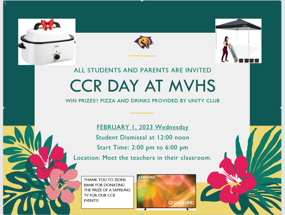 MVHS CCR DAY ON FEB 1 2023