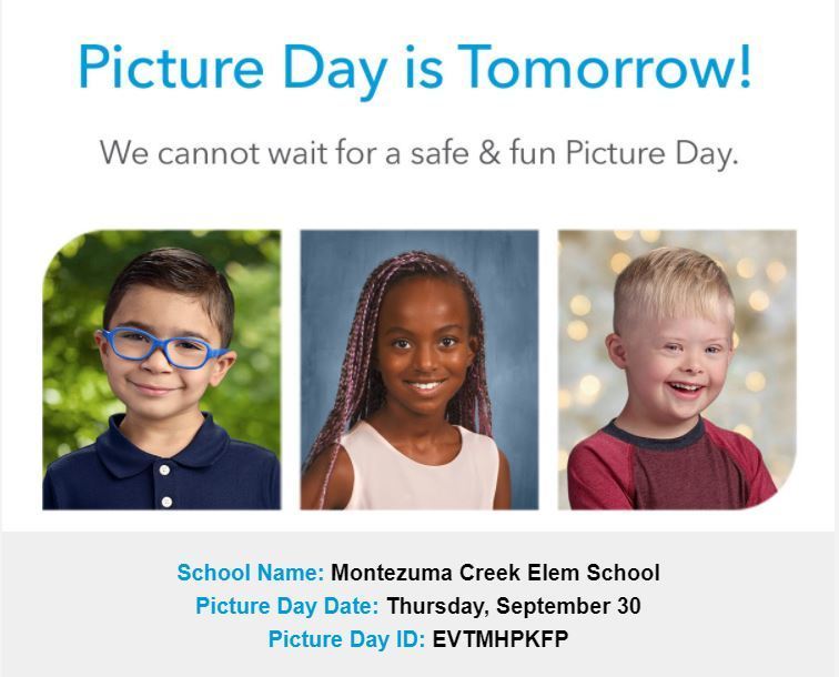 Picture Day, September 30th