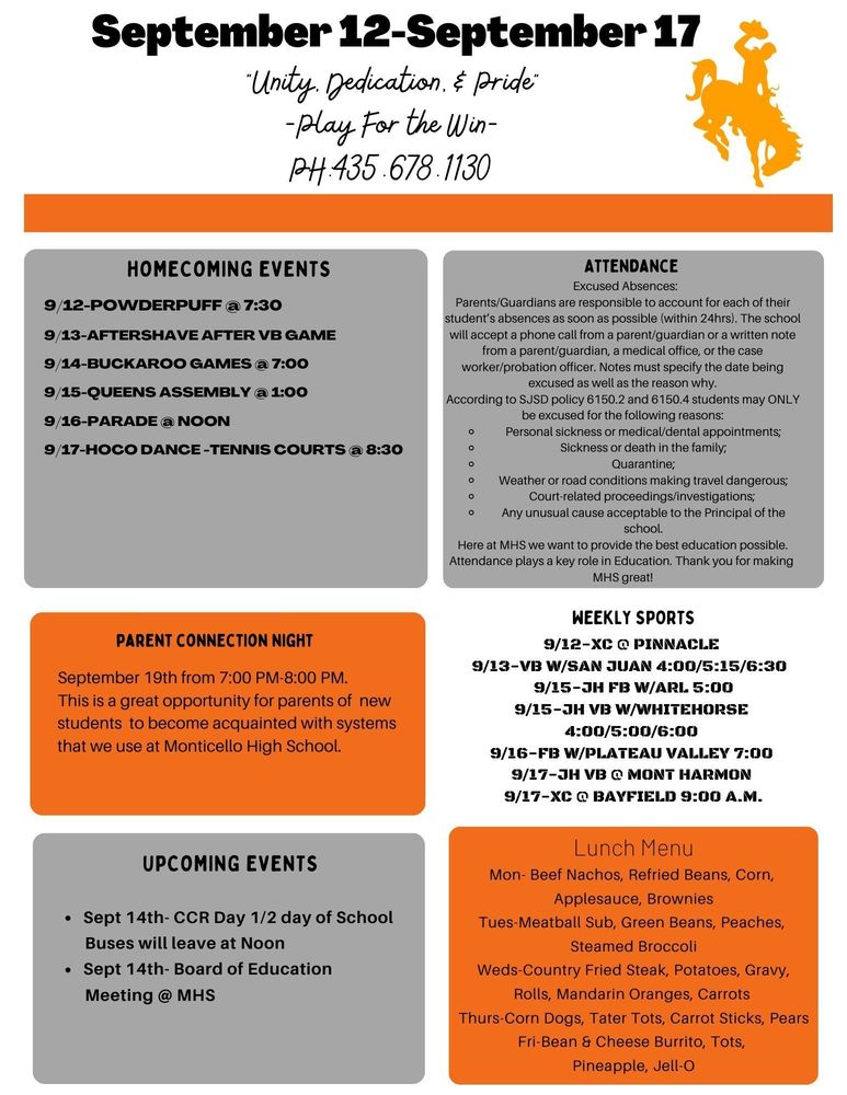 Weekly Bulletin